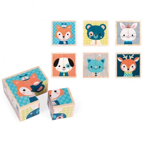 Puzzle Cube animaux – Janod