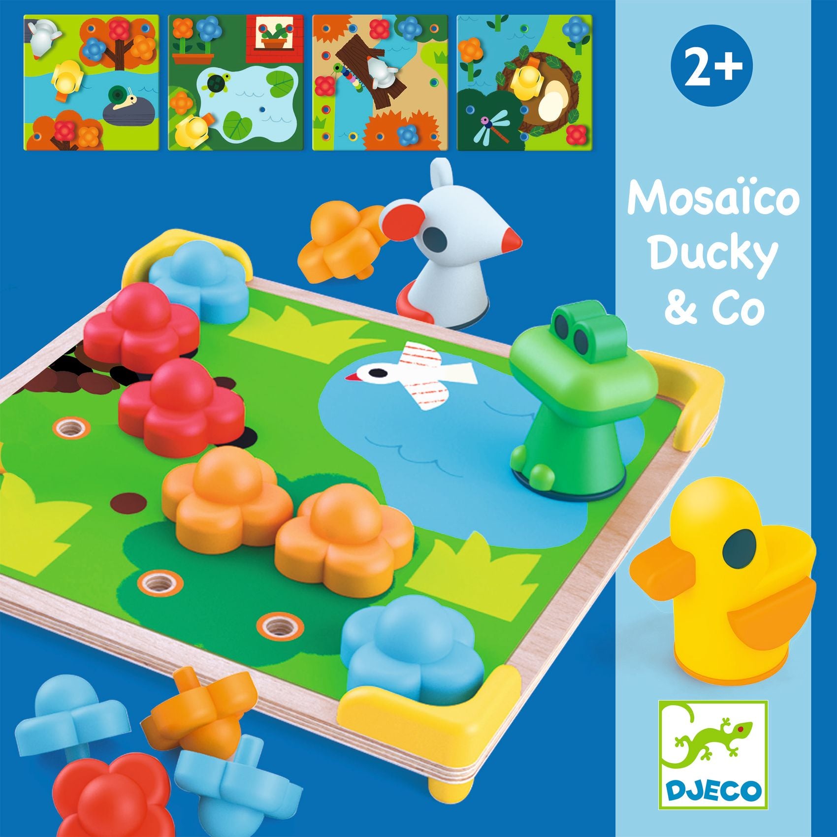 Djeco Jeu mosaïque Mosaïco Ducky &amp; Co Jouets Djeco