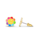 Girl nation Boucles d'oreilles Accessoires Girl nation Joyeuse fleur arc-en-ciel  