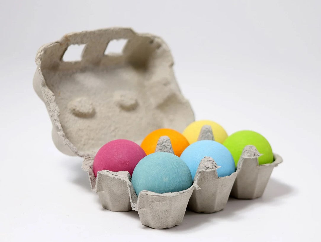 Grimm's Boules en bois pastel Grimm's Spiel & Holz Design