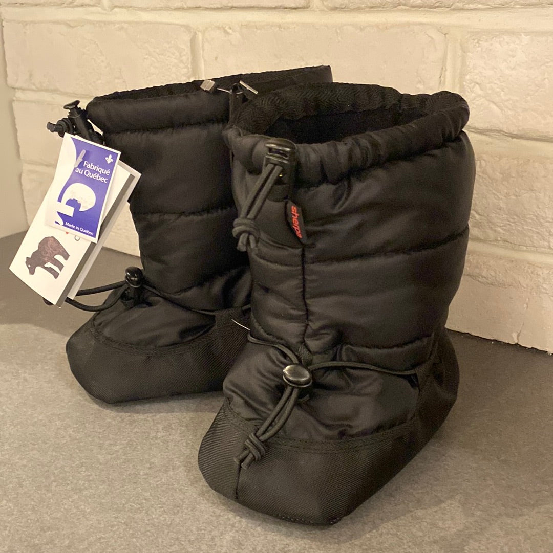 Sherpa Canada Bottes fluff 12-18 mois Vêtements Sherpa Canada Noir  