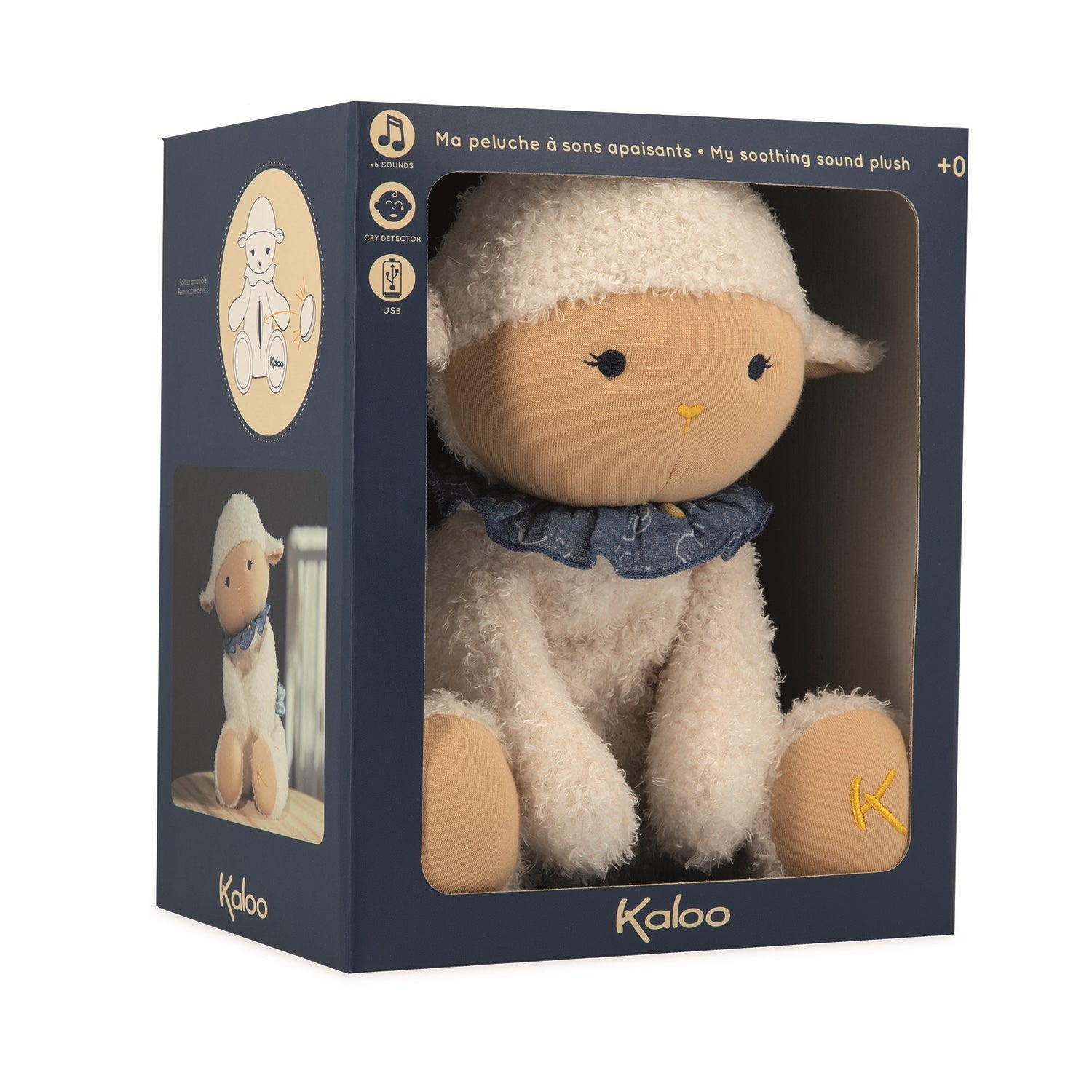 Kaloo Ma peluche mouton à son apaisants Jouets Kaloo   