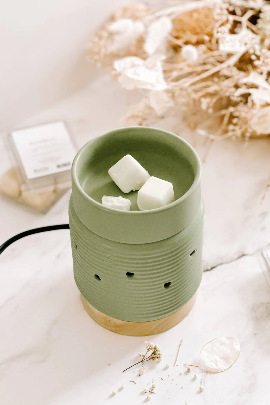 Marée Chandelles Diffuseur pour pastilles de cire de soya - Électrique  Marée Chandelles   