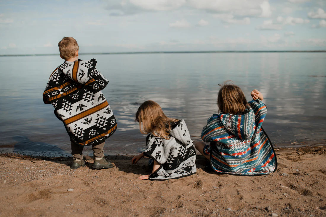 Mini Tipi Poncho pour enfant Thunderbird Vêtements Mini Tipi   