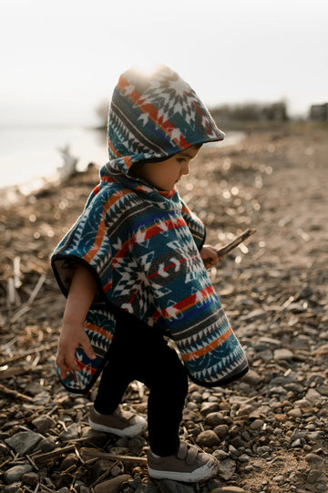 Mini Tipi Poncho pour enfant Nibi