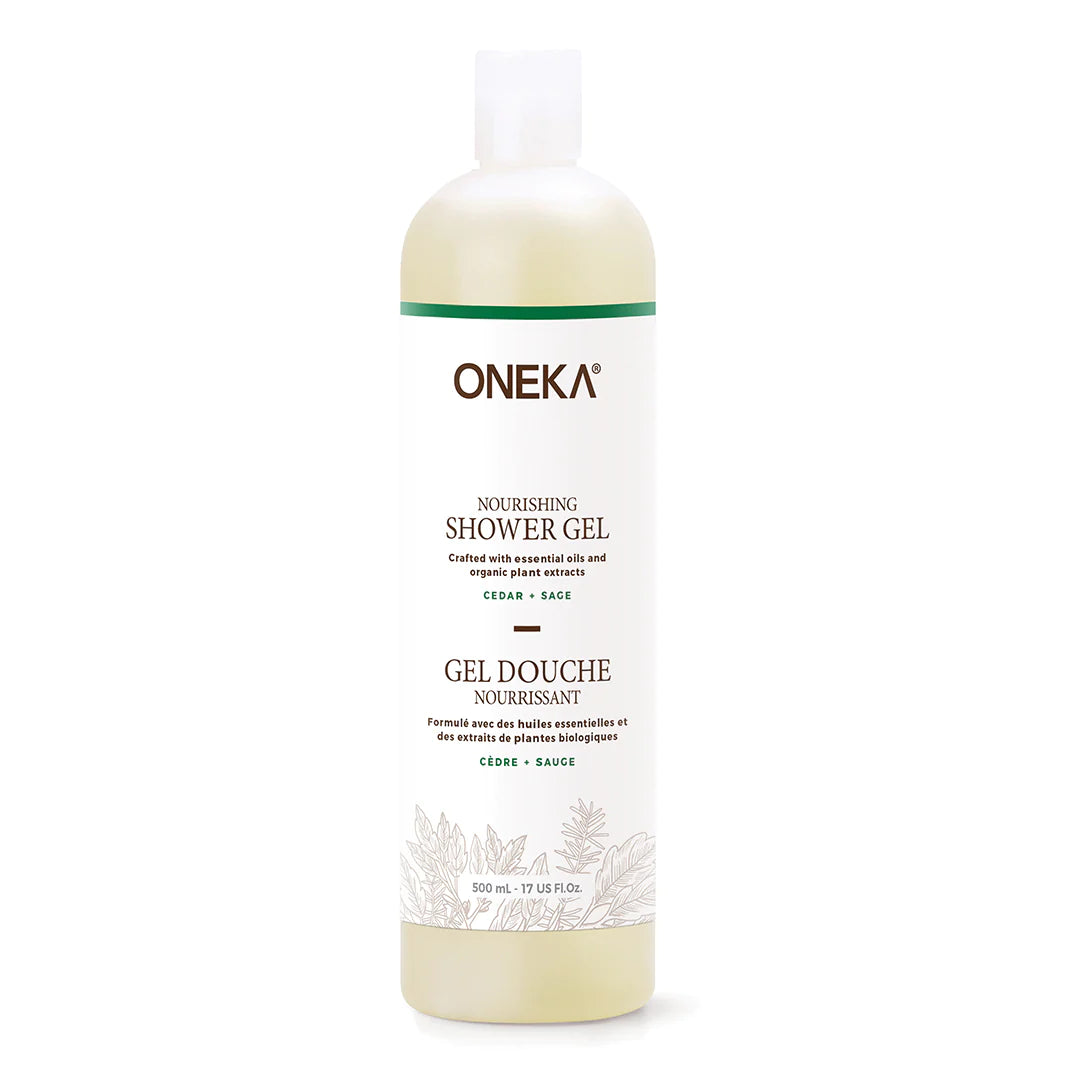 Oneka Gel de douche Soins corporels Oneka 500 ml Cèdre et sauge 