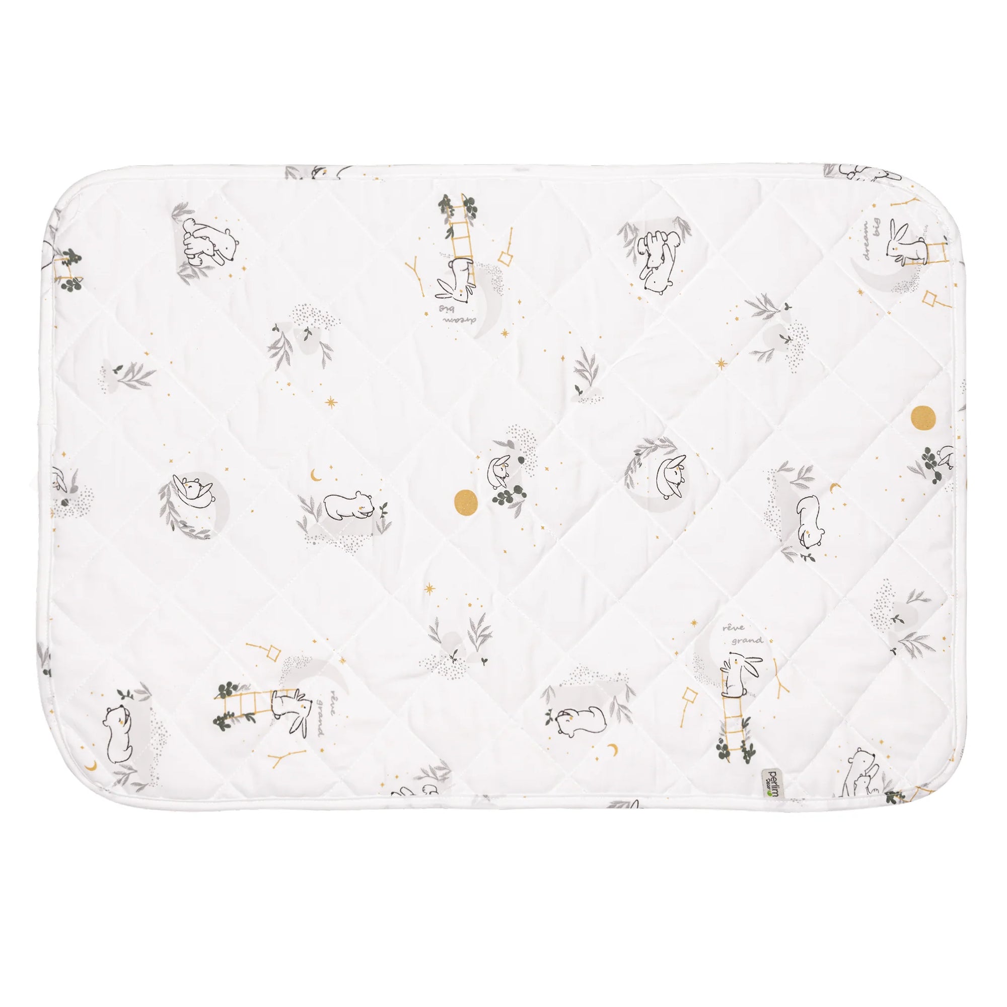 Perlimpinpin Piqué imperméable Accessoires Perlimpinpin Format sac à couche Claire de Lune 