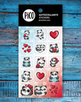 Pico Autocollant - Édition spéciale Saint-Valentin Pico Tatouages Temporaires Pandamoureux