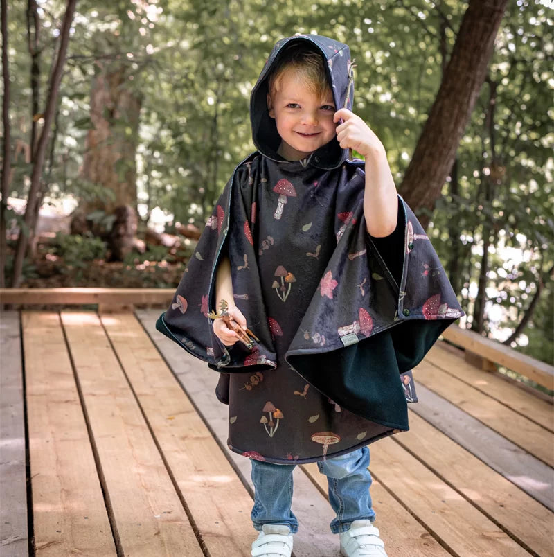 Naélie Poncho pour siège d&#39;auto Accessoires Naélie - Doux comme une maman Champignons  