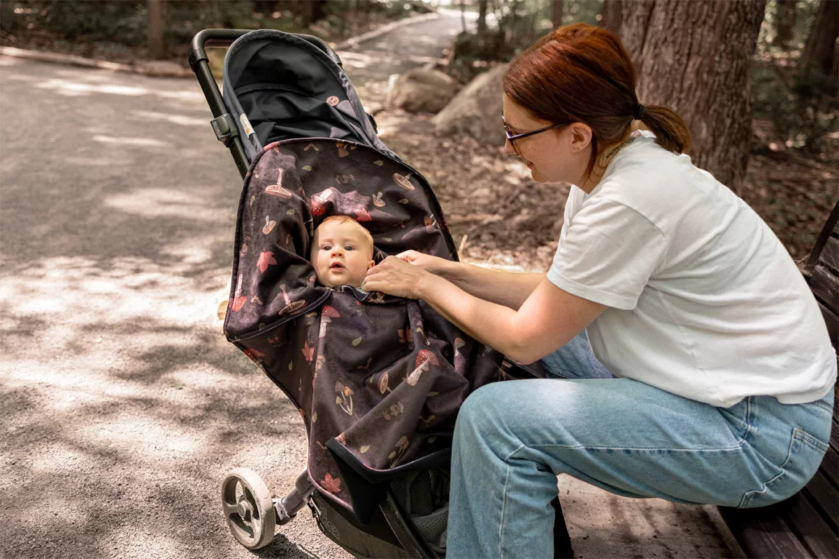 Naélie Poncho pour siège d&#39;auto Accessoires Naélie - Doux comme une maman   