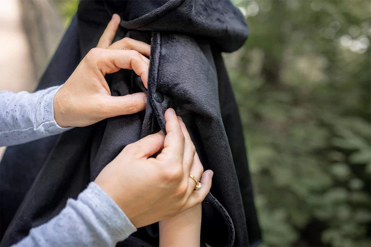 Naélie Poncho pour siège d&#39;auto Accessoires Naélie - Doux comme une maman   