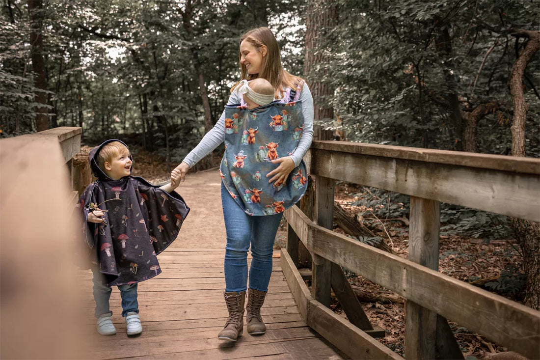 Naélie Poncho pour siège d'auto Accessoires Naélie - Doux comme une maman   