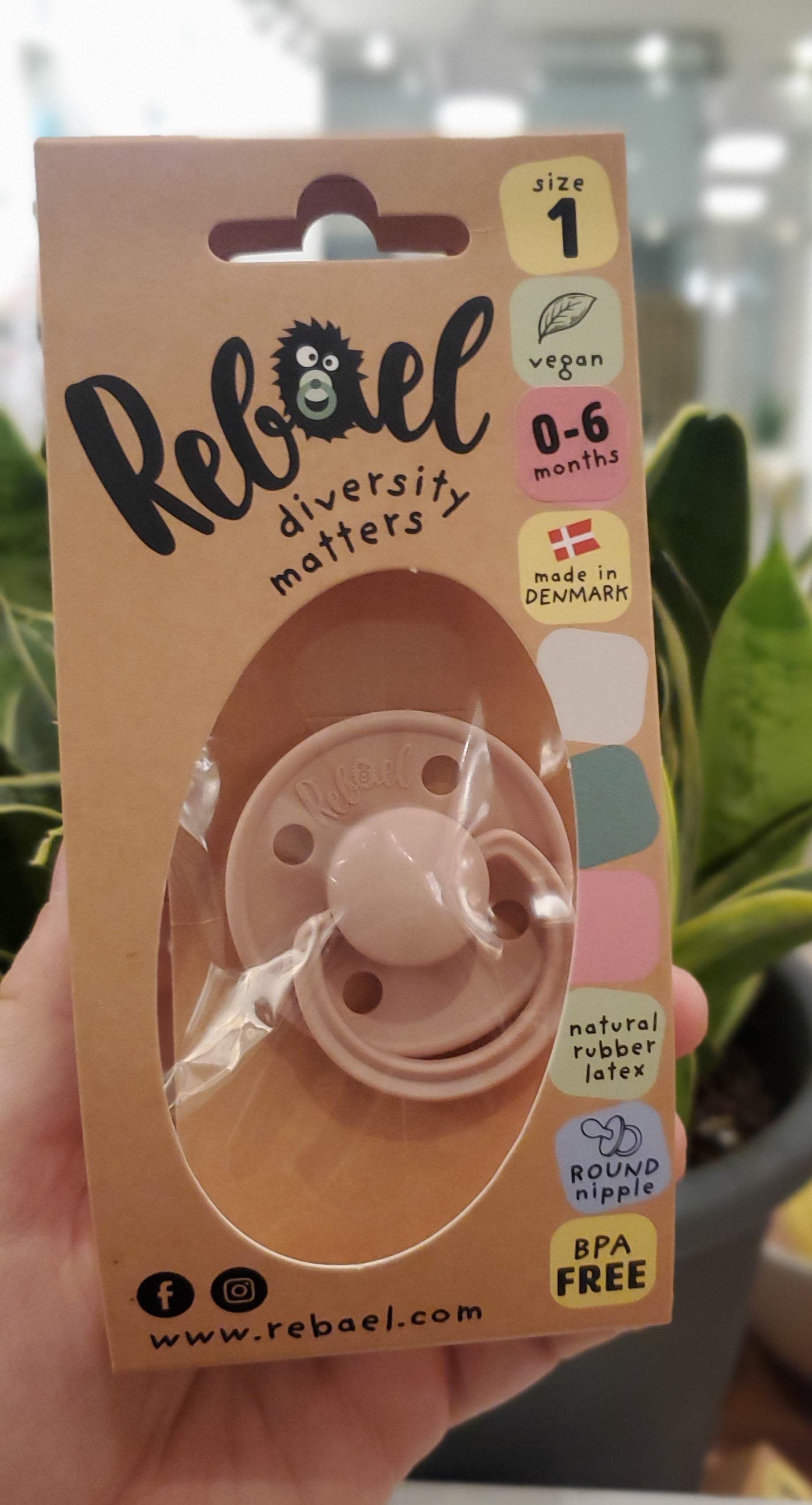 Rebeal Suces à l'unité 0-6 mois Accessoires Rebael Blush  