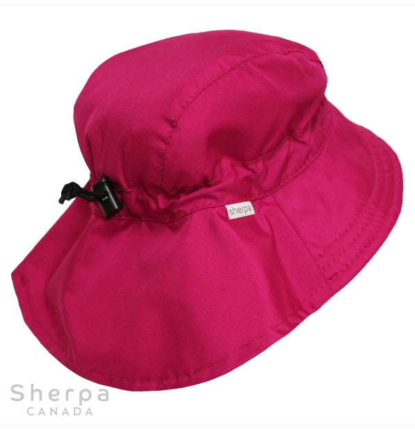 Sherpa Canada Chapeau en nylon pour l'été Vêtements Sherpa Canada 3-6 mois Fushia 