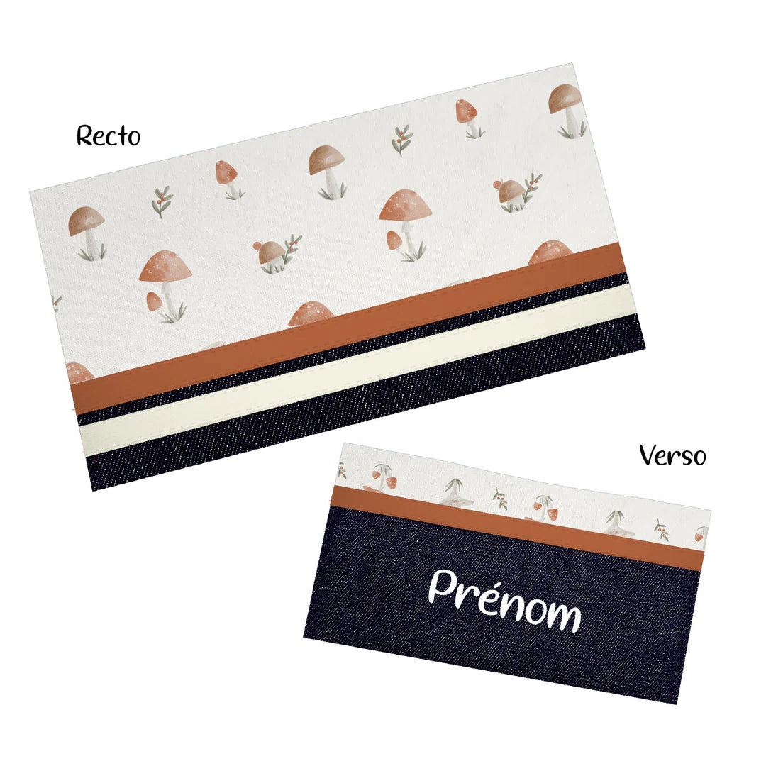 OleOops Protège carnet de santé Accessoires OleOops Champignons forestiers  