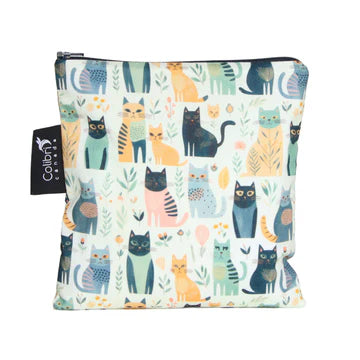 Colibri Sac réutilisable à collation grand format Alimentation Colibri Cats