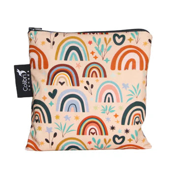 Colibri Sac réutilisable à collation grand format Alimentation Colibri Spring Rainbows