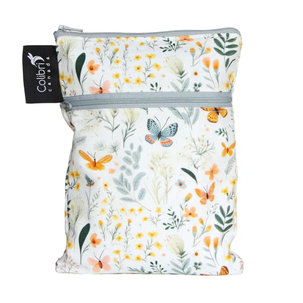 Colibri Sac imperméable de transport double petit format Couches lavables Colibri Butterfly Garden