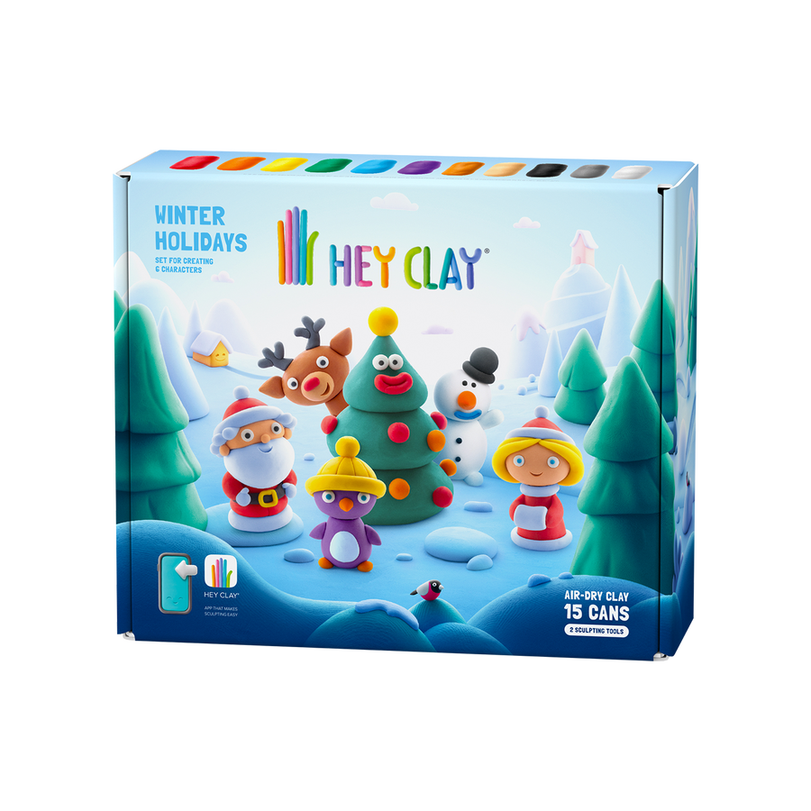 Hey Clay Argile séchant à l'air Jouets Hey clay Vacances d'hiver  