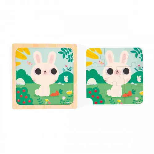 Janod Casse-tête Lapin blanc 9 pièces Jouets Janod   