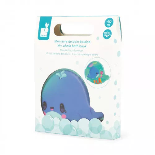 Janod Mon livre de bain Baleine Janod