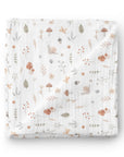 Oleoops Couverture mousseline de bambou pour bébé 47x47 Dodo OleOops Forêt magique