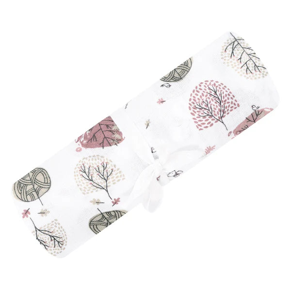 Perlimpinpin Doudou en mousseline de coton Dodo Perlimpinpin Forêt automnale  