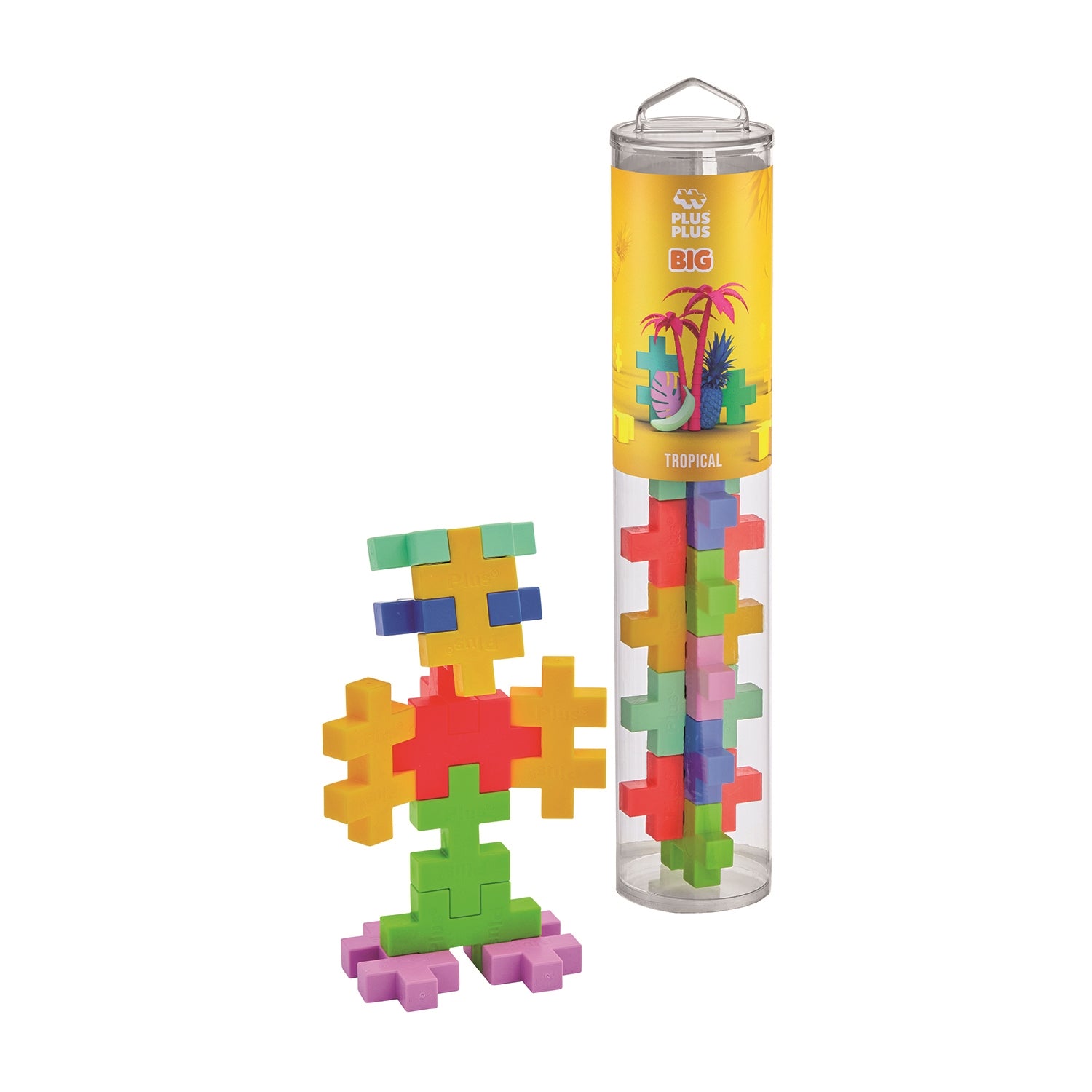 Plus Plus ++ MIDI Tube 15 morceaux Tropical Jouets Plus Plus