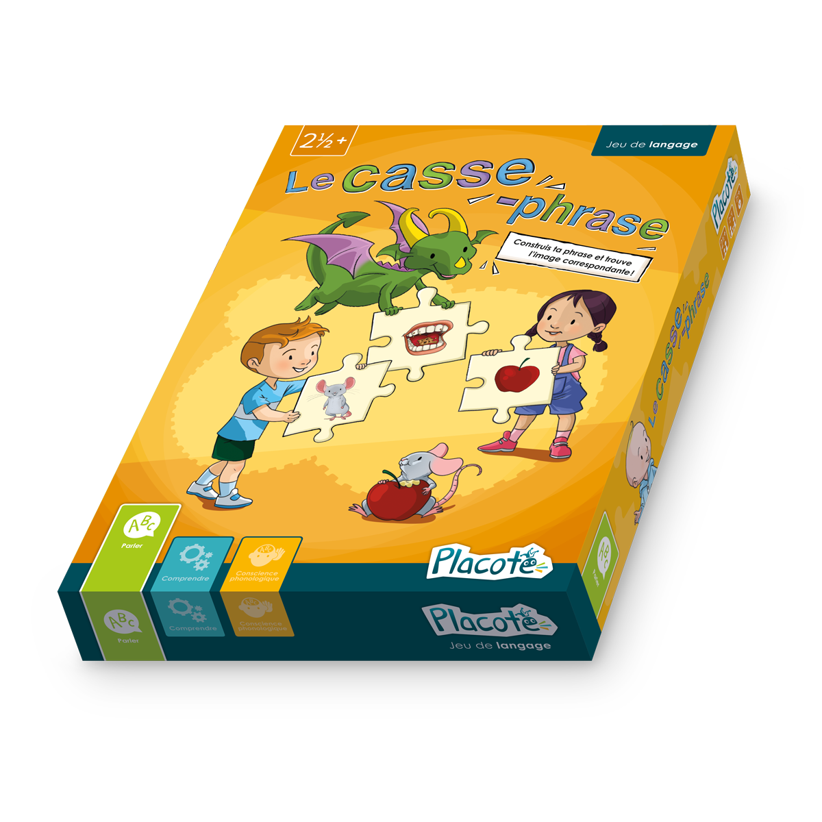 Placote Le casse-phrase Jouets Placote : Jeux de langage   