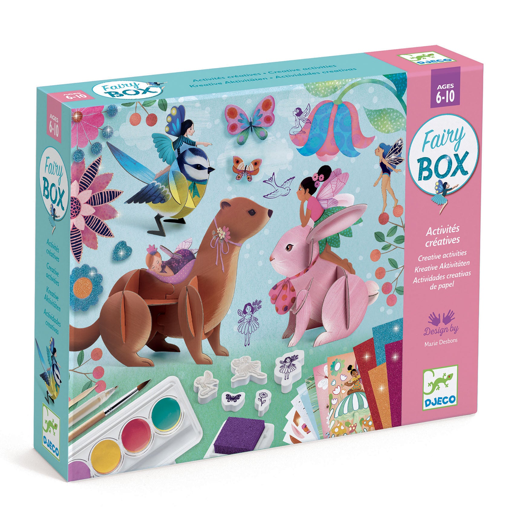 Djeco Coffret multi-activités Fairy box Jouets Djeco   