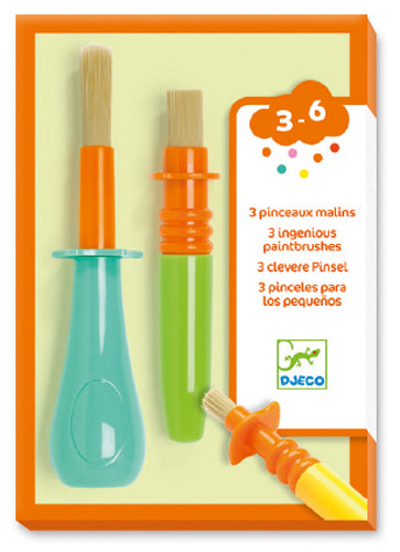 Djeco 3 pinceaux malins Jouets Djeco   