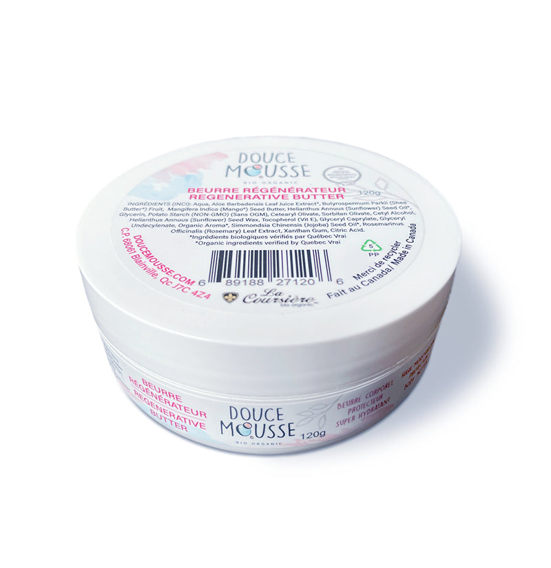 Douce mousse Beurre régénérateur Soins corporels La Coursière Bio 120g  