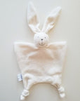 Papoum papoum Lapin doudou en Coton Biologique Dodo Papoum Papoum Lapin broderie grise  