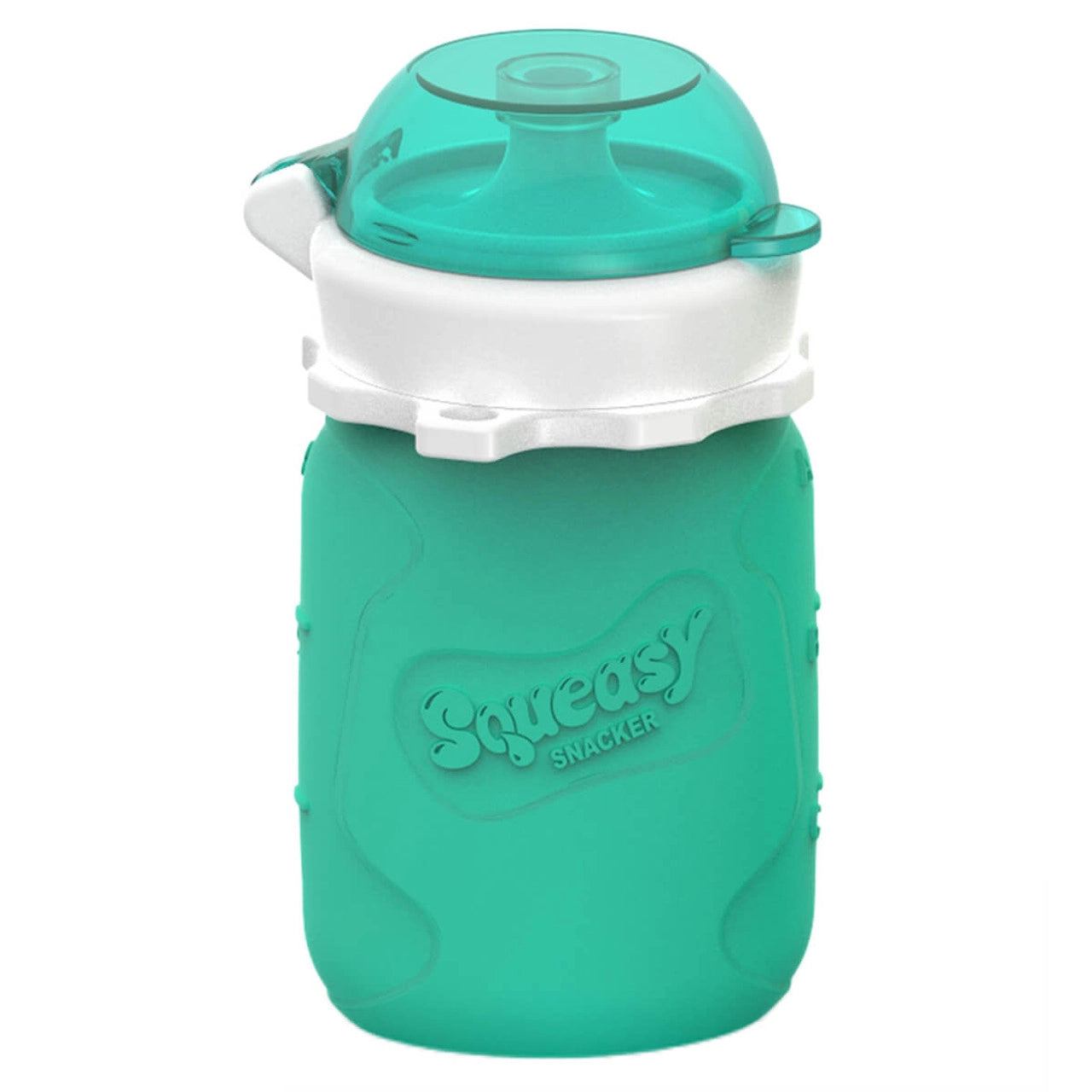 Squeasy Pochette à collation Alimentation Squeasy Aqua 3.5 onces 