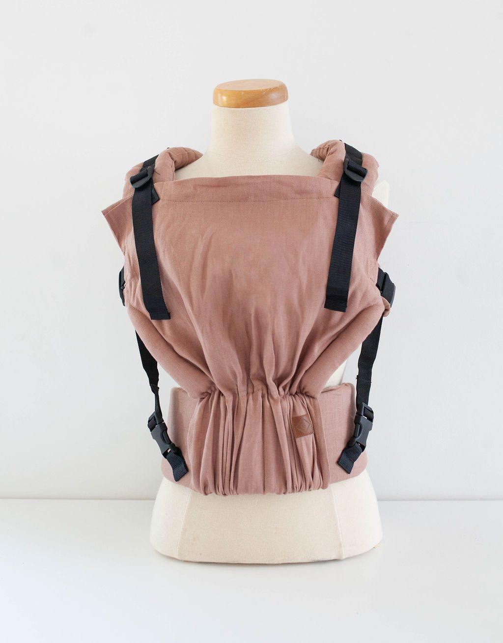 Gustine Porte-bébé Préformé Évolutif 8 à 45 lbs en Lin Portage Gustine baby carrier Bohème  