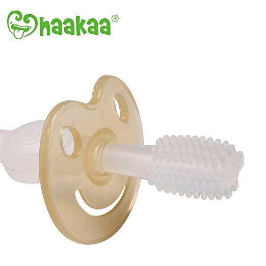 Haakaa Brosse à dents 360 en silicone Accessoires Haakaa   