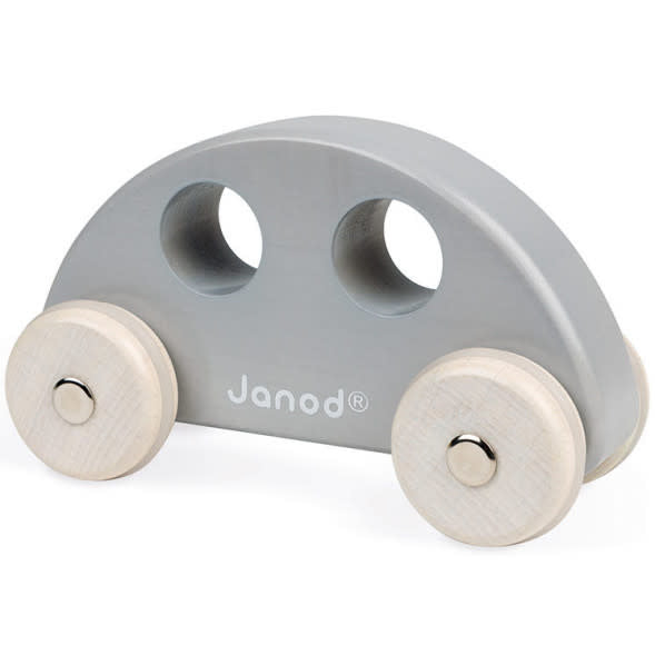 Janod Véhicule de bois Jouets Janod Voiture grise  