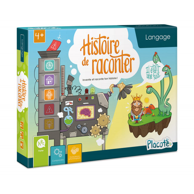 Placote Histoire de raconter Jouets Placote : Jeux de langage   